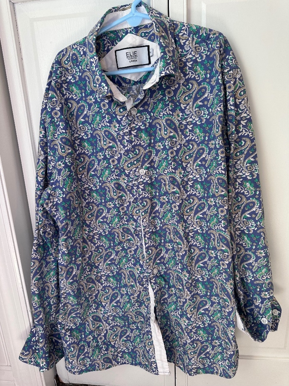 Flower patterned Elie Balleh button down shirt